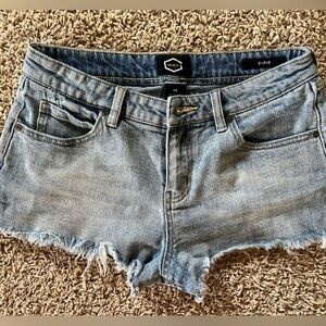 RVCA Light Blue Denim Shorts